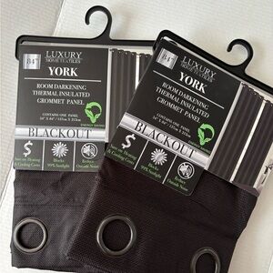 Black Thermal Insulated Grommet Panel